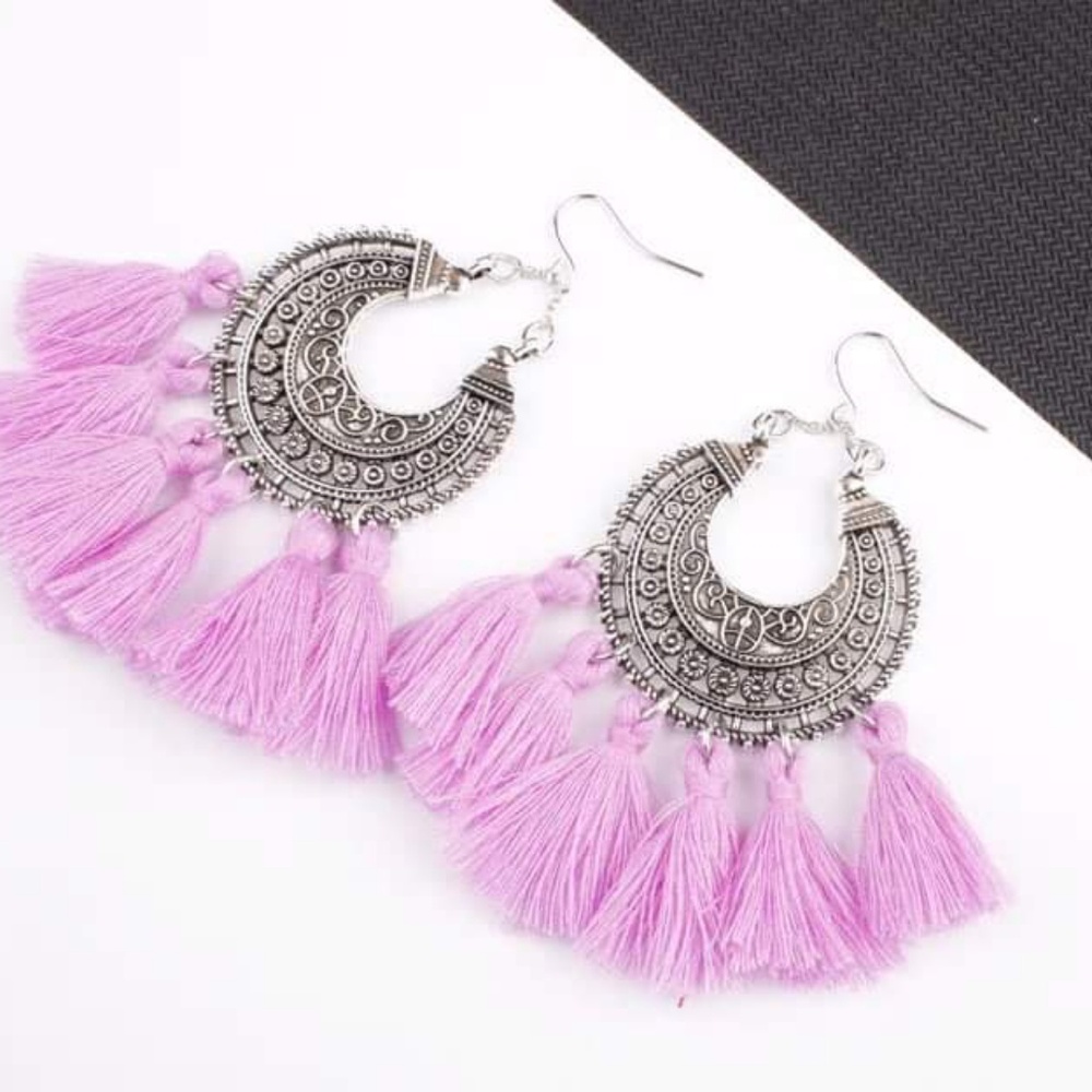 Bohemian Retro Long Tassel Earrings (New)
